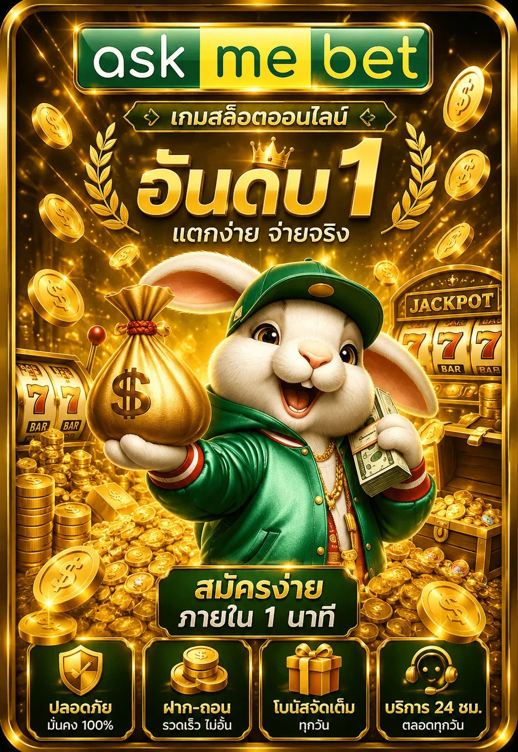 หน้าจอทดลองเล่น Joker Gaming เกม Roma Slot คลาสสิก